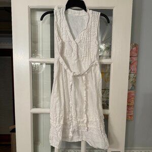 Laced‎ Sleeveless Sundress Size S Cottagecore Coastal